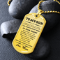 Gift for Son from Mum Braver Than You Believe Dog Tag Style Necklace