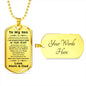 gift for son pendant necklace