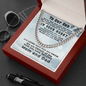 Gift for Son Love Mom and Dad Thick Link Chain Necklace