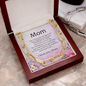 Gift for Mom Forever Linked CZ Pendant Necklace