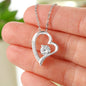 Mother and Daughter Special Bond Heart Pendant Necklace