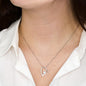 Dazzling Gift for Mother from Daughter Forever Love Heart Pendant Necklace