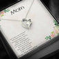 Mother and Daughter Special Bond Heart Pendant Necklace
