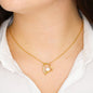 Mother and Daughter Special Bond Heart Pendant Necklace