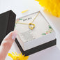 Mother and Son Special Bond Heart Pendant Necklace