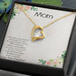 Mother and Daughter Special Bond Heart Pendant Necklace