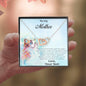 Gift for Mother from Son Heart Pendant Necklace on Personalized Cat Message Card