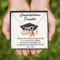 Daughter Graduation Necklace Gift From Dad