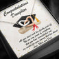 Daughter Graduation Heart Necklace