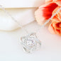 Mother and Daughter Hearts as One Necklace