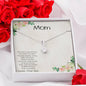 Melt Mom's Heart Mother and Son Love Unspoken Necklace
