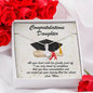 Daughter Graduation Necklace Gift from Mom