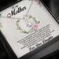 Amazing Gift for Mother from Daughter Cubic Zironia Pendant Necklace with Message Card