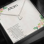 Mother and Son Special Bond Heart Necklace
