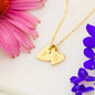 Mother and Son Special Bond Heart Necklace