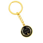 Dad of the Year Circle Pendant Key Chain - Engraving Available