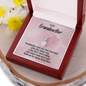 Grandmother Heart of Gold CZ Pendant Necklace