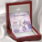 Gift for Daughter from Father Unicorn Personalized Message Card with Pendant Necklace