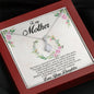 Amazing Gift for Mother from Daughter Cubic Zironia Pendant Necklace with Message Card