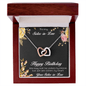 Birthday Gift for Sister-in-Law Hearts Pendant Necklace