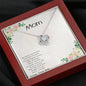 Mother and Son Our Hearts Beat as One Necklace