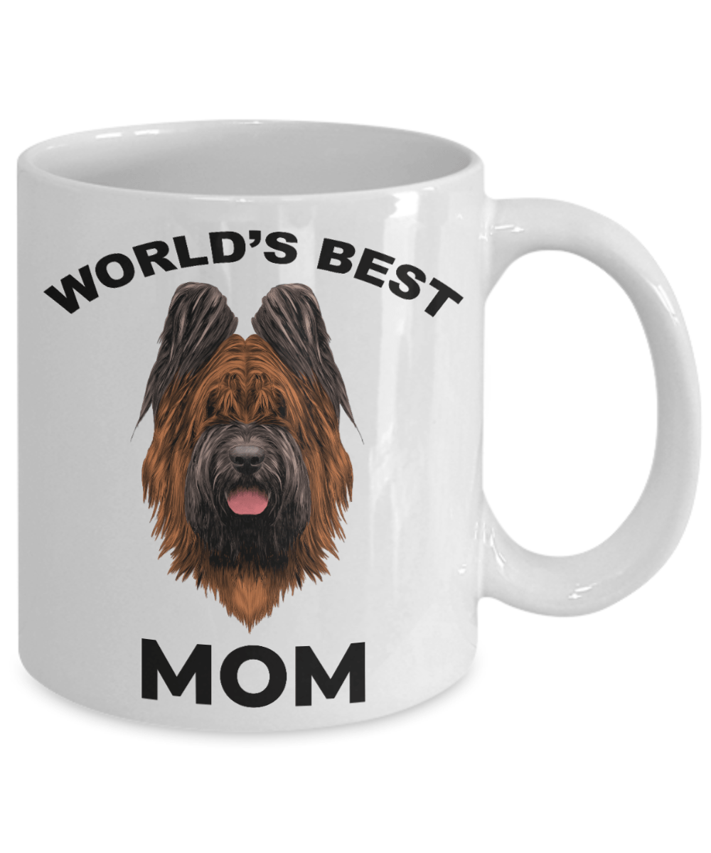 Briard Best Dog Mom Coffee Mug