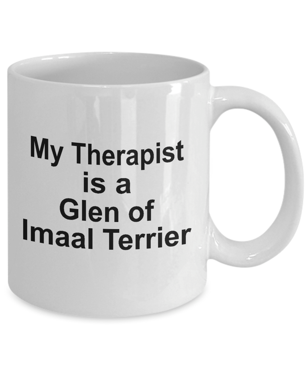 Glen of Imaal Terrier Dog Owner Lover Funny Gift Therapist White Ceramic Coffee Mug