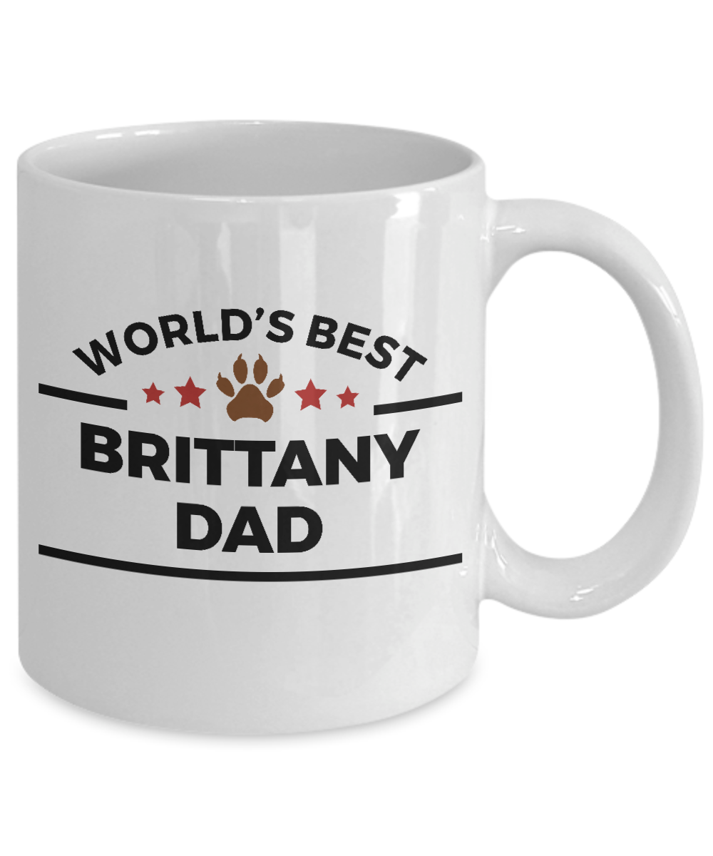 Brittany Dog Dad Coffee Mug