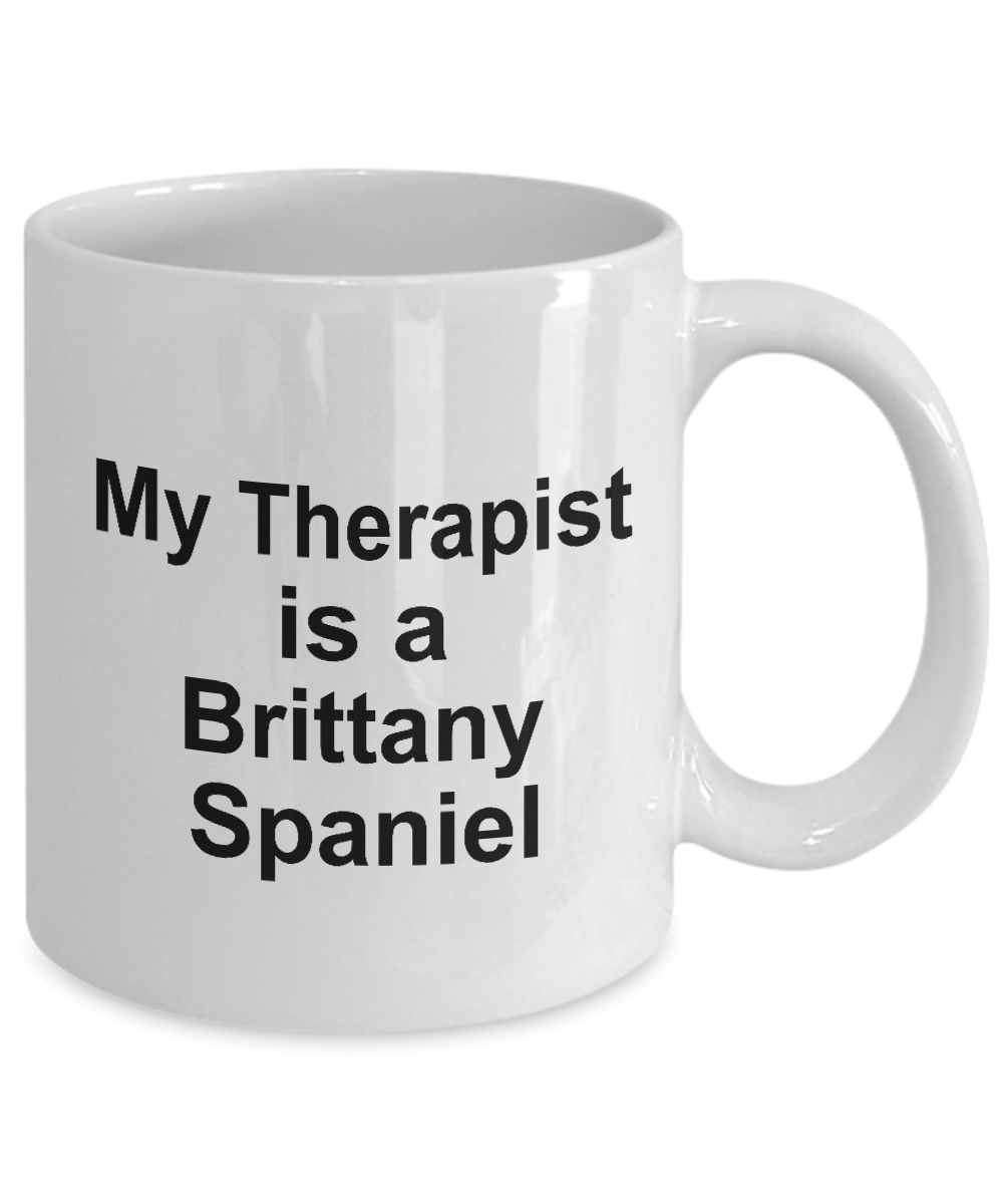 Brittany Spaniel Dog Therapist Coffee Mug