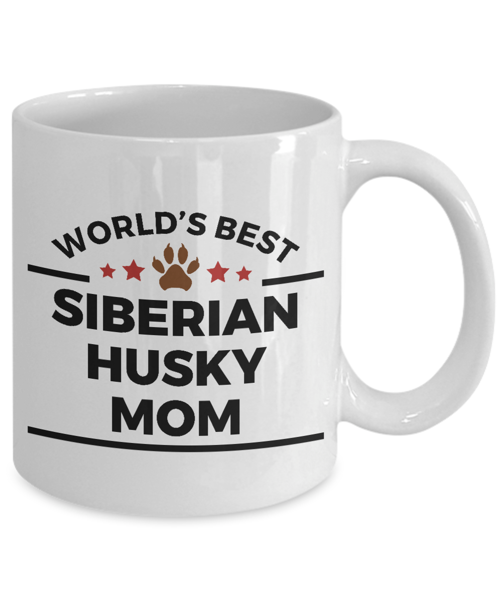 World's Best Siberian Husky Mom Ceramic Mug