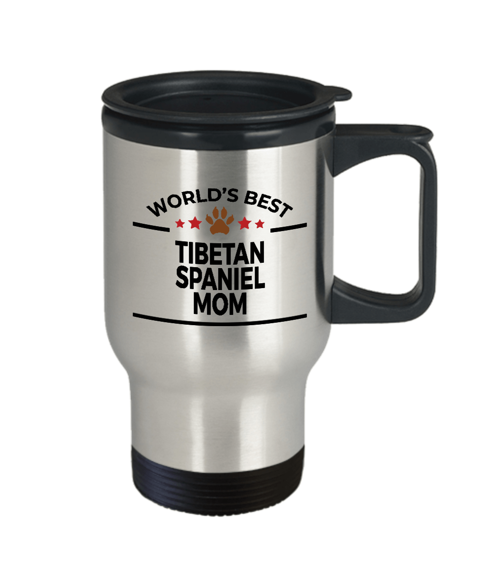 Tibetan Spaniel Dog Mom Travel Coffee Mug