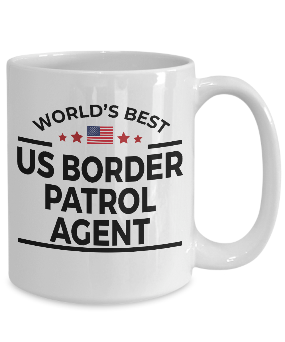 US Border Patrol Agent Gift Birthday Father's Day Mother's Day Appreciation White Ceramic Coffee Mug