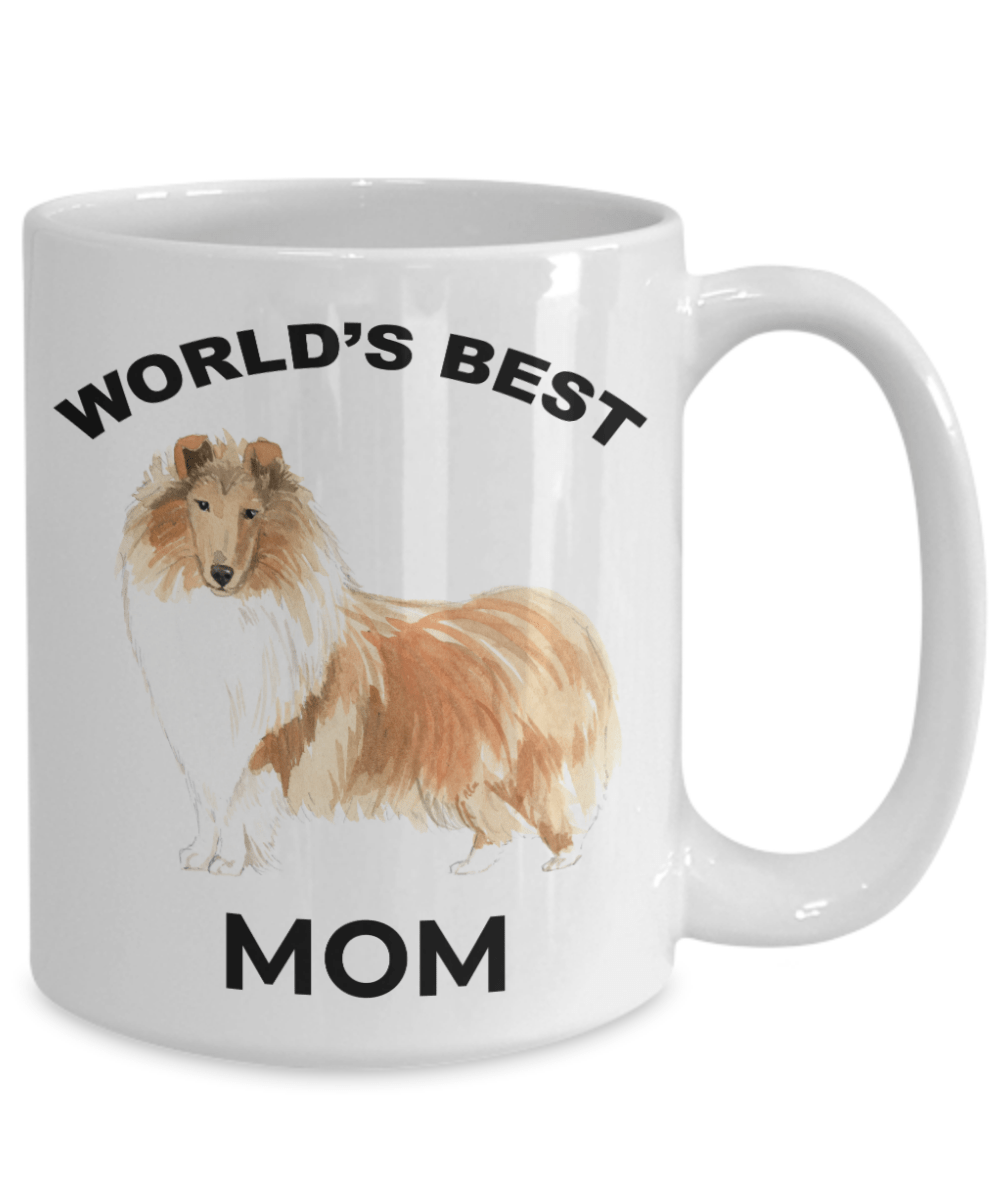 Collie Dog Best Mom Coffee Mug