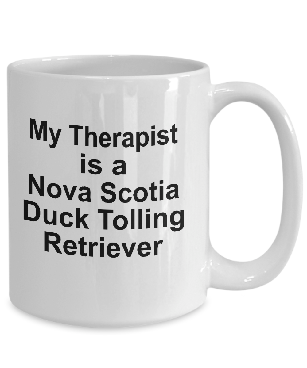 Nova Scotia Duck Tolling Retriever Dog Therapist Coffee Mug