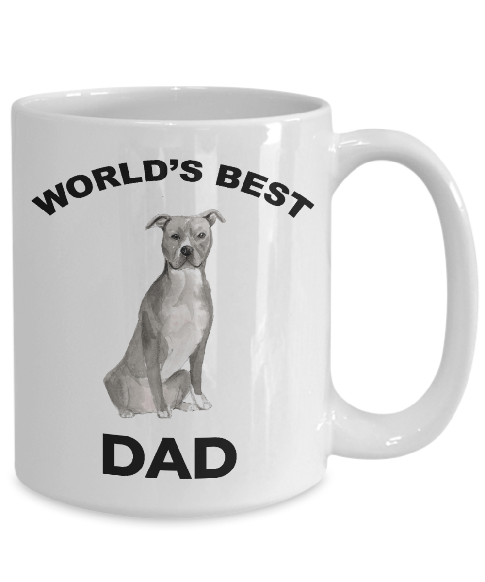 American Staffordshire Terrier Best Dog Dad Coffee Mug