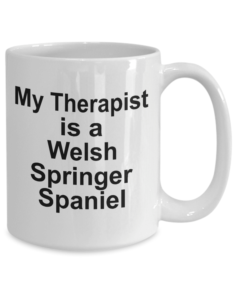 Welsh Springer Spaniel Dog Therapist Coffee Mug