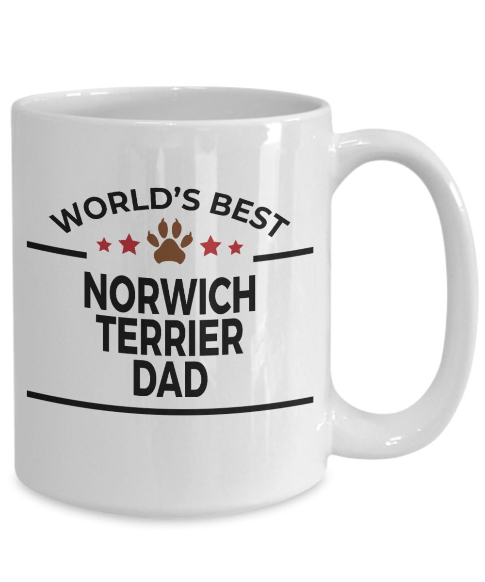 Norwich Terrier Dog Dad Coffee Mug