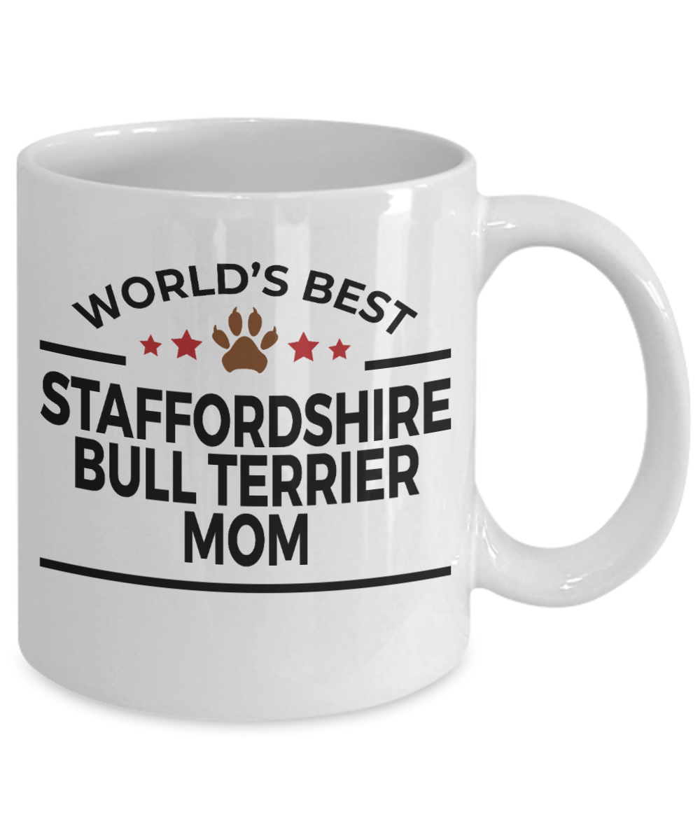 Staffordshire Bull Terrier Dog Mom Mug