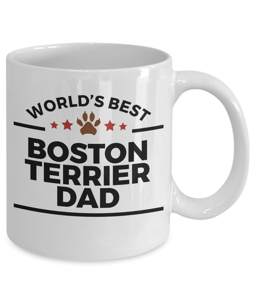 Boston Terrier Dog Dad Coffee Mug