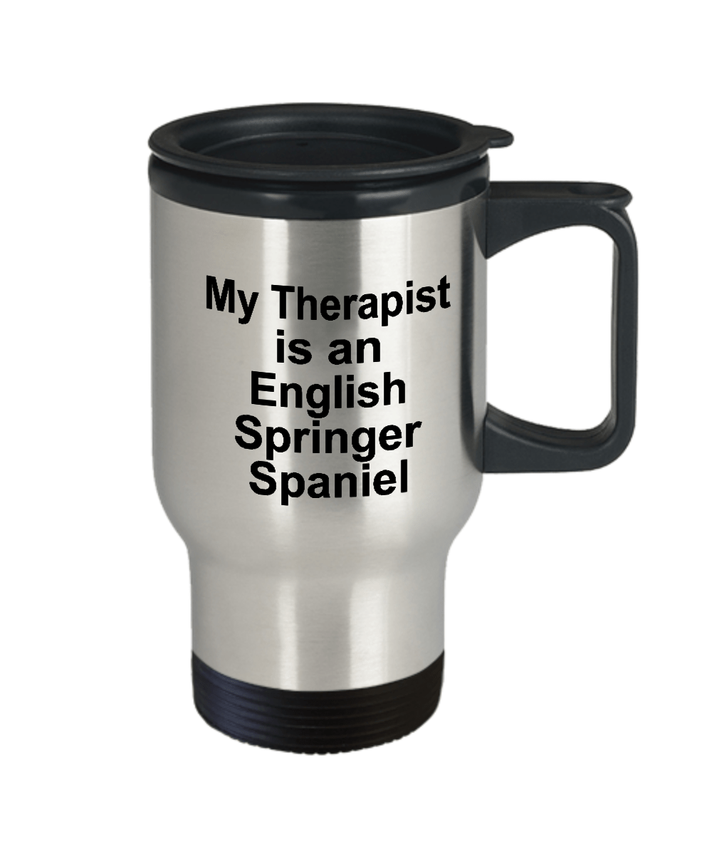 English Springer Spaniel Dog Therapist Travel Coffee Mug