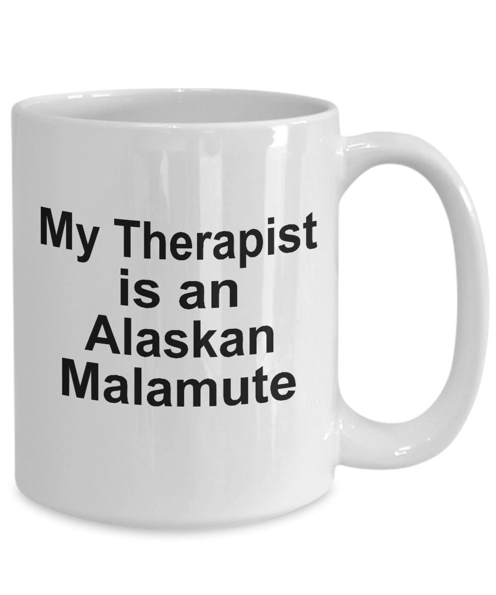 Alaskan Malamute Dog Therapist Coffee Mug