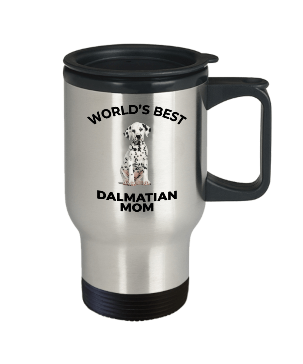 Dalmatian Puppy Dog Mom Travel Coffee Mug