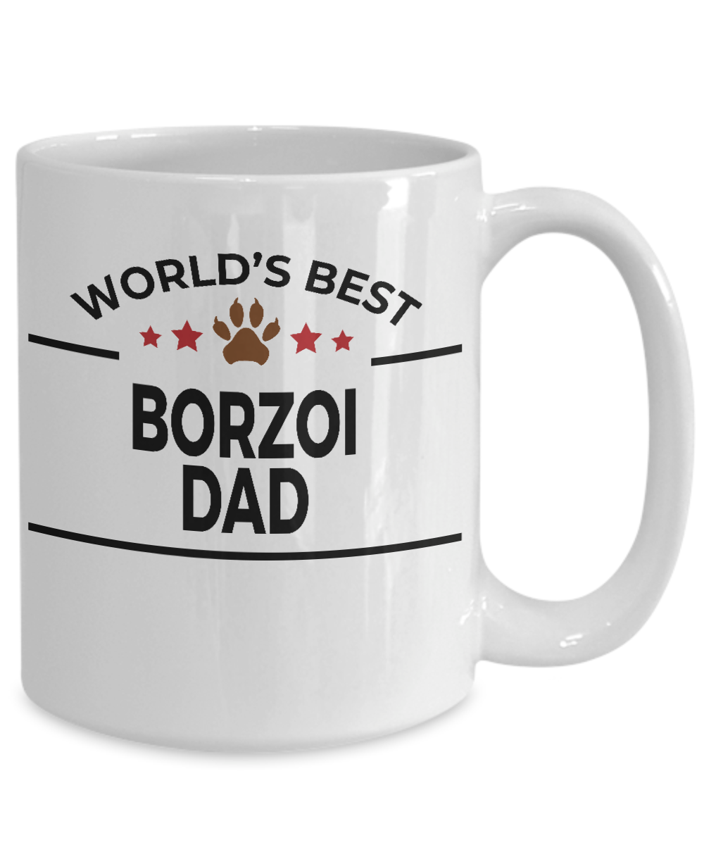 Borzoi Dog Dad Coffee Mug