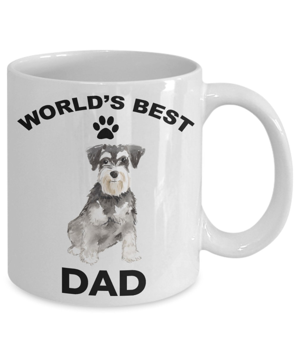 Miniature Schnauzer Best Dad Coffee Mug