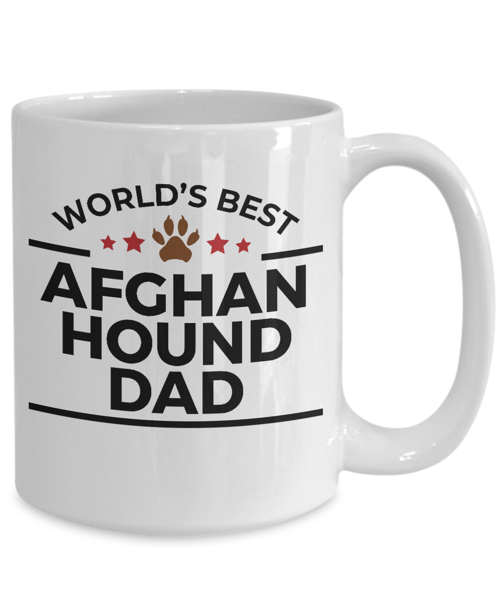 Afghan Hound Dog Dad Ceramic Coffee Mug