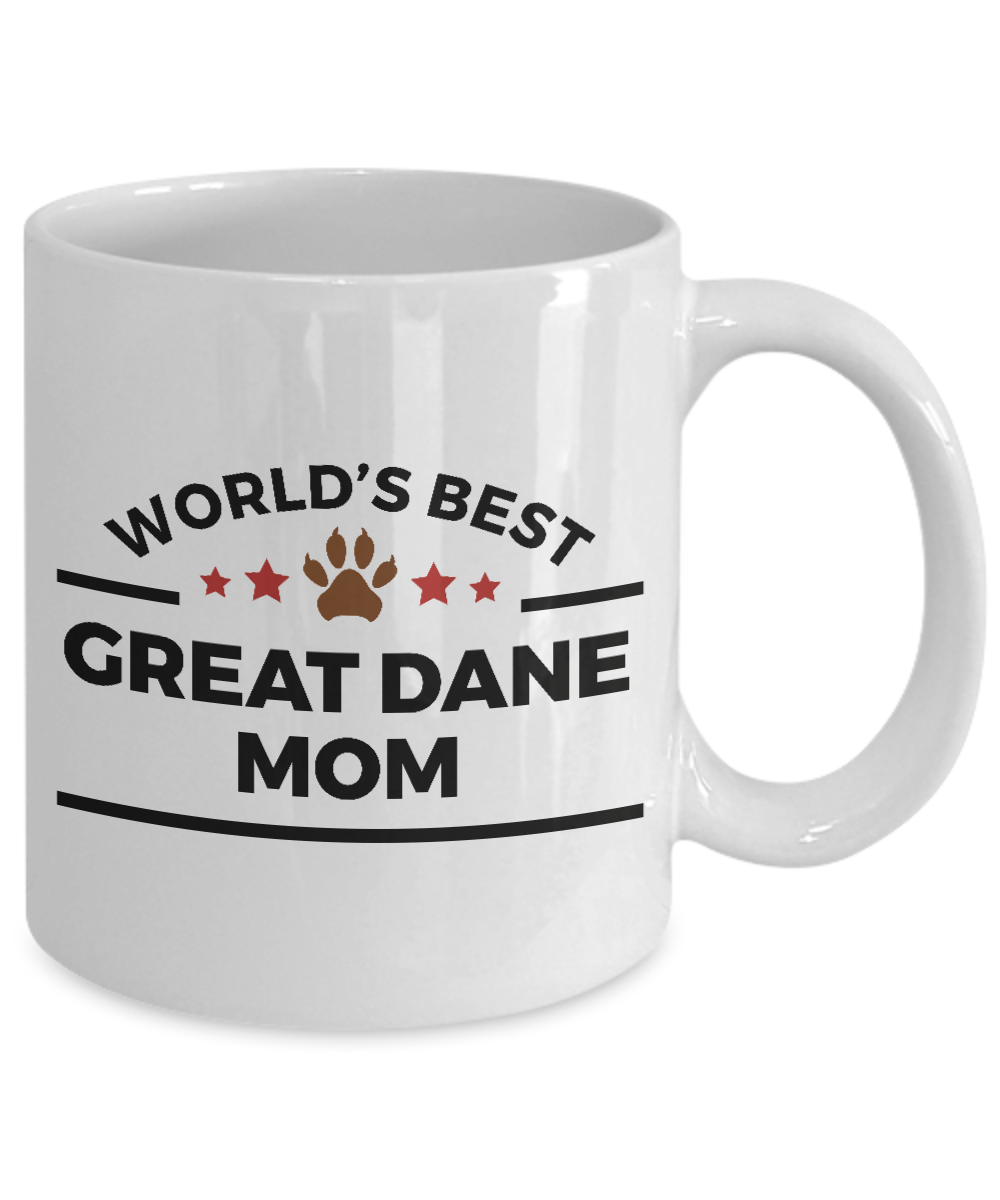 Great Dane Dog Lover Coffee Mug Gift World's Best Mom