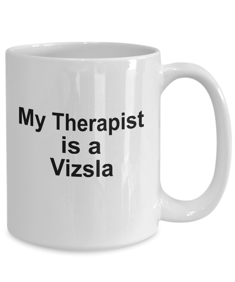 Funny Vizsla Dog Therapist Coffee Mug