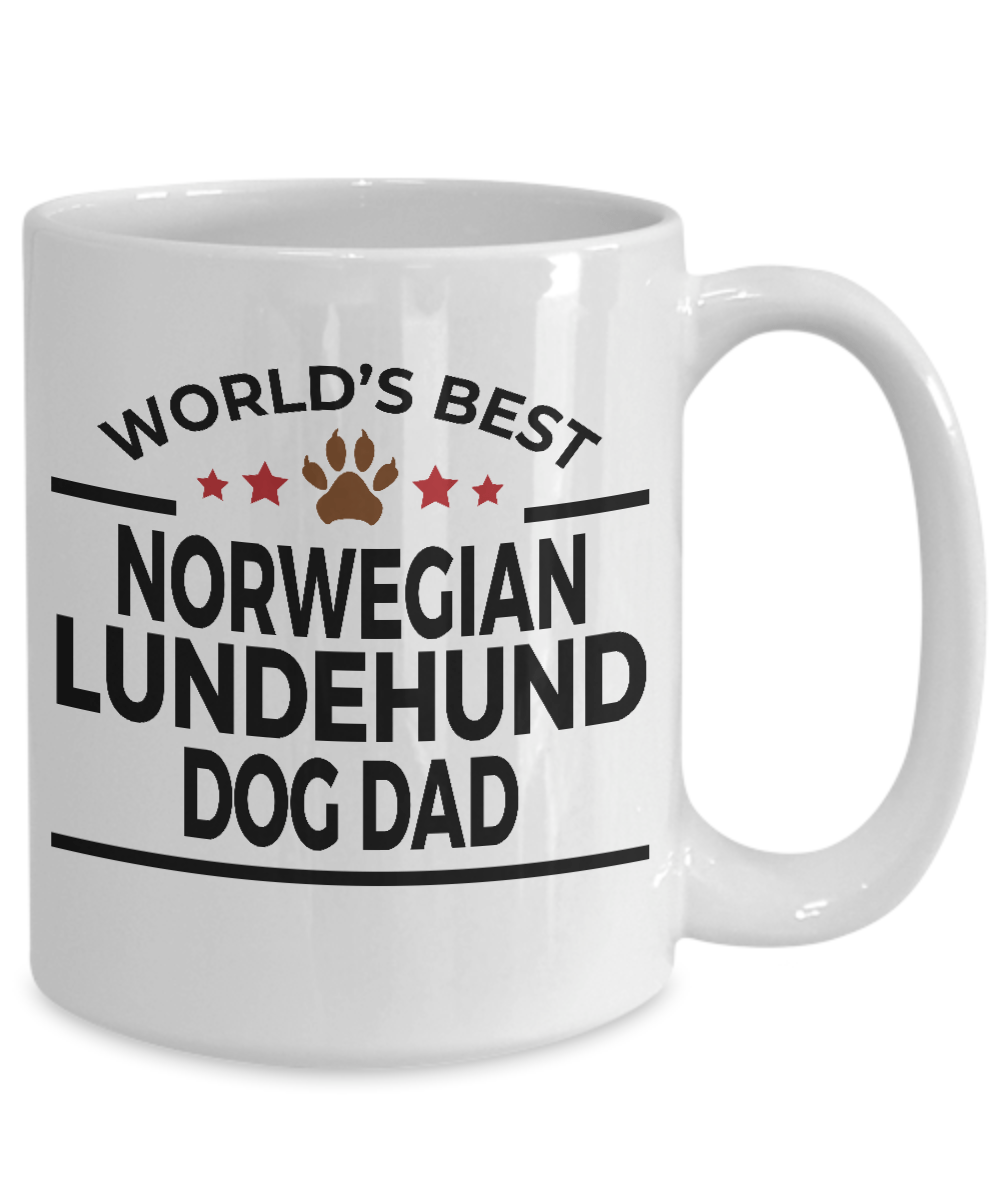 Norwegian Lundehund Dog Dad Coffee Mug