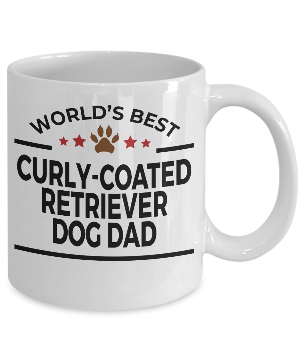 Curly-Coated Retriever Dog Dad Coffee Mug