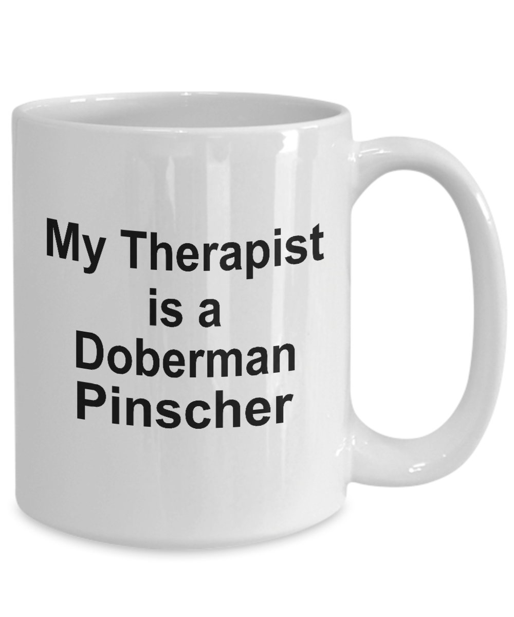 Doberman Pinscher Dog Therapist Coffee Mug